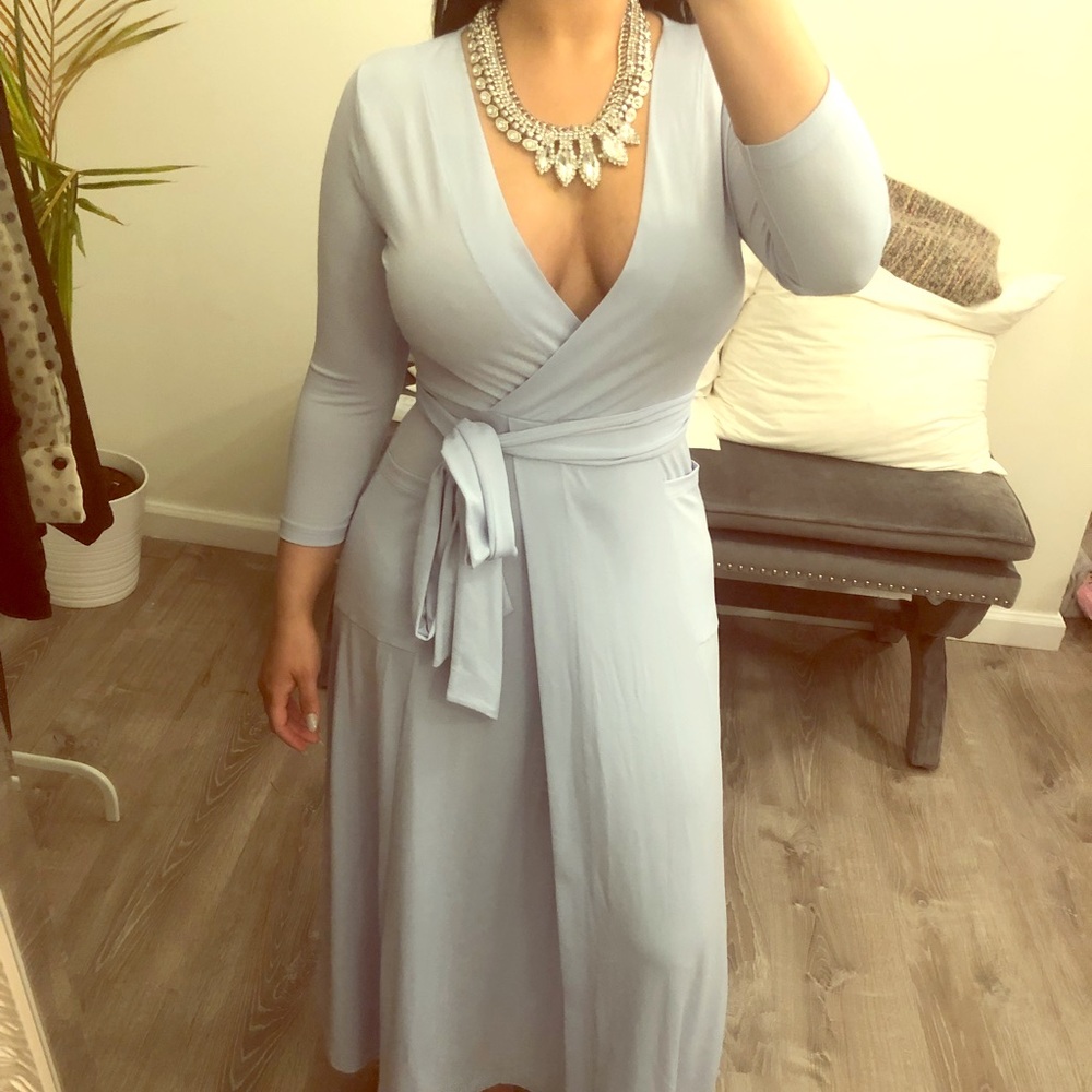 Wrap around dress Maxi